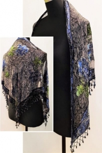 Beaded shawl BVT-013C